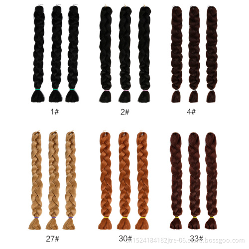 120 Colors In Stock Expression Braid Hair Synthetic Yaki Braiding Hair
